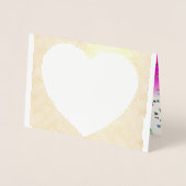 Love Heart Keepsake Memory Pink Destiny's Folie Kaarten (Voorkant)