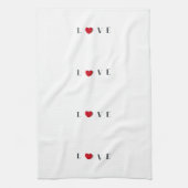 Love Heart Keuken Handdoek (Verticaal)