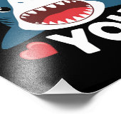 Love Heart Leopard Schattigee Valentijnsdag Foto Afdruk (Hoek)