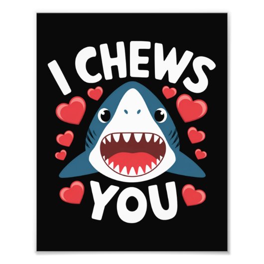 Love Heart Leopard Schattigee Valentijnsdag Foto Afdruk (Voorkant)