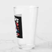 Love Heart Leopard Schattigee Valentijnsdag Glas (Links)