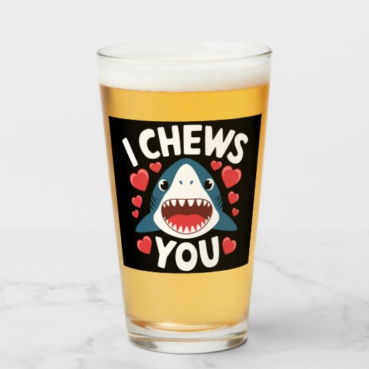 Love Heart Leopard Schattigee Valentijnsdag Glas (Voorkant gevuld)