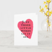 Love Heart Leuk Romantisch Jubileum, gewoon omdat Kaart (Gele Bloem)