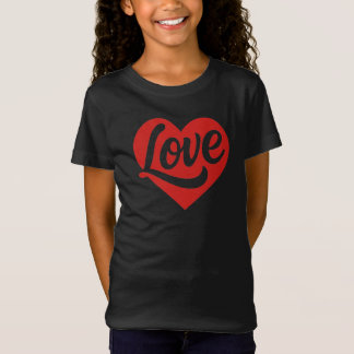 Love Heart Logo – Red Romantic Symbol T-shirt