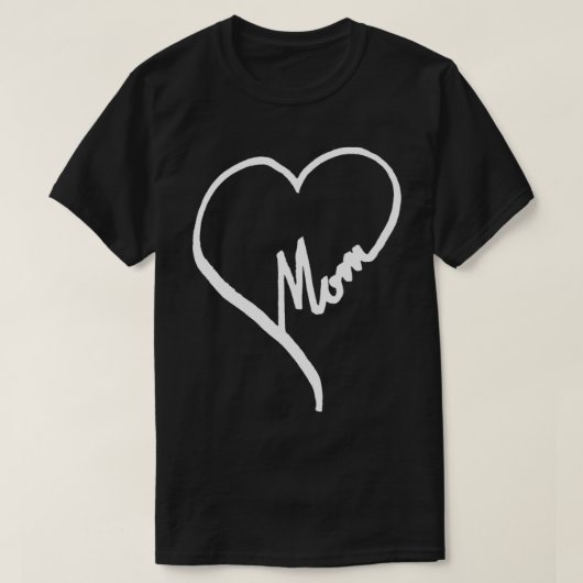 Love Heart mama T-shirt (Design voorkant)