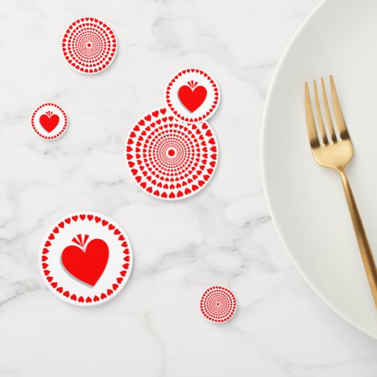 Love Heart Mandala Confetti (Groep)