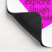 Love Heart mousepad Muismat (Hoek)