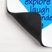 Love Heart mousepad Muismat (Hoek)