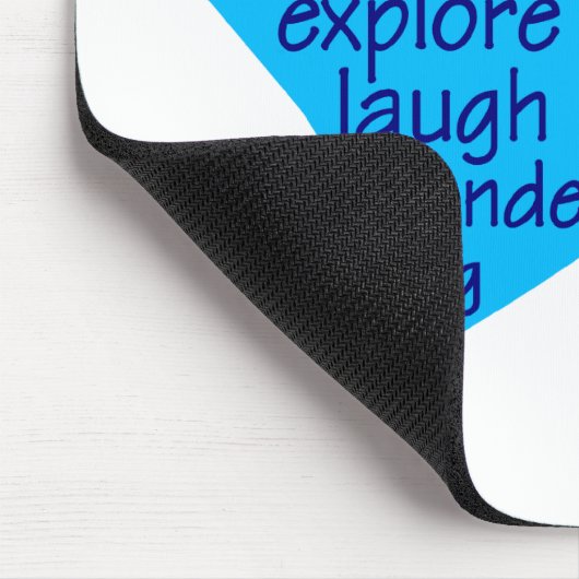 Love Heart mousepad Muismat (Hoek)