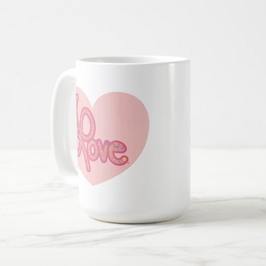 Love Heart Mug Koffiemok (Voorkant links)