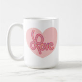 Love Heart Mug Koffiemok (Links)