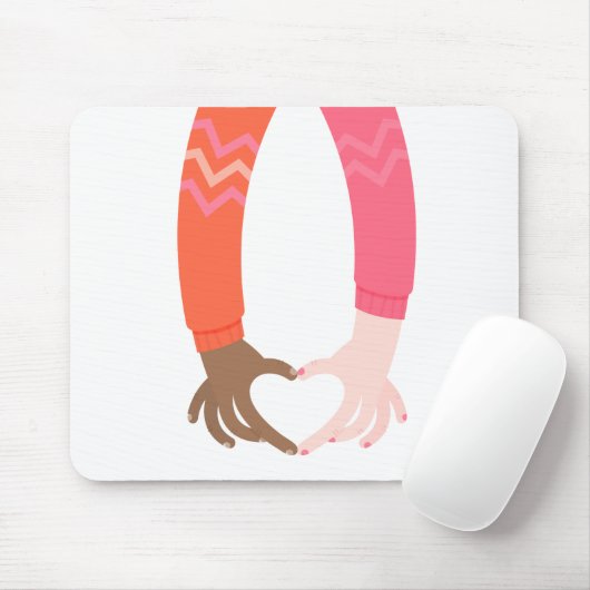 Love Heart Muismat (Met muis)