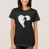 Love Heart Muscovy Duck for Muscovy Duck T-shirt (Voorkant)