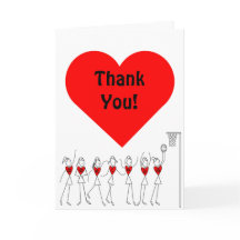 Love Heart Netball Bedankt