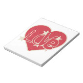 LOVE HEART NOTITIEBLOK (Linkerzijde)