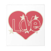 LOVE HEART NOTITIEBLOK (Voorkant)