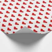 Love Heart Origami Vector Pattern Valentijn Cadeaupapier (Hoek)
