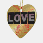 Love Heart Ornament (Links)
