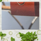 Love Heart Padlock Theedoek (Gevouwen)