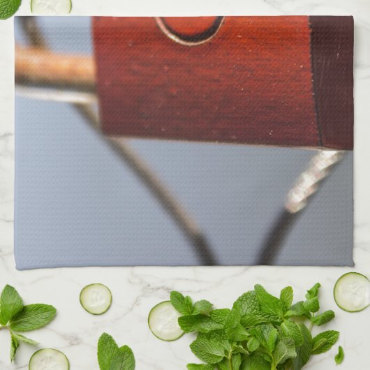 Love Heart Padlock Theedoek (Gevouwen)