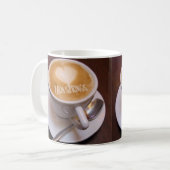 Love Heart Palm Springs Cappuccino Coffee Cup Mok (Voorkant links)