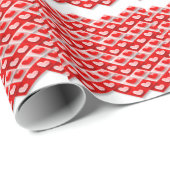 Love Heart Pattern Cadeaupapier (Rol Hoek)