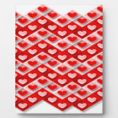 Love Heart Pattern Fotoplaat (Voorkant)