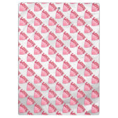 Love Heart Pattern Klembord (Achterkant)
