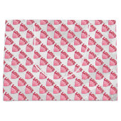 Love Heart Pattern Large Cadeautasje (Voorkant)