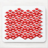 Love Heart Pattern Muismat (Voorkant)