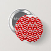 Love Heart Pattern Ronde Button 5,7 Cm (Voorkant /achterkant)