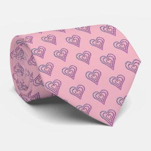 Love Heart Pattern Stropdas