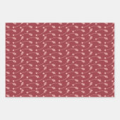 Love Heart Pattern Valentijnsdag Inpakpapier Vel (Voorkant)