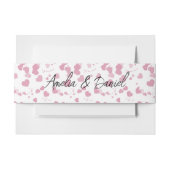 Love Heart Personalized Wedding Uitnodigingen Wikkel (Voorkant Voorbeeld)