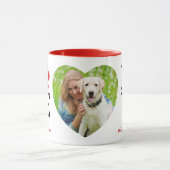 LOVE Heart Photo Custom Pet Hondenliefhebber Valen Mok (Midden)
