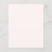 Love Heart Photo Save the Date Uitnodiging Flyer (Achterkant)