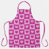 Love Heart Polka Dot Patchwork Patroon Schort (Voorkant)