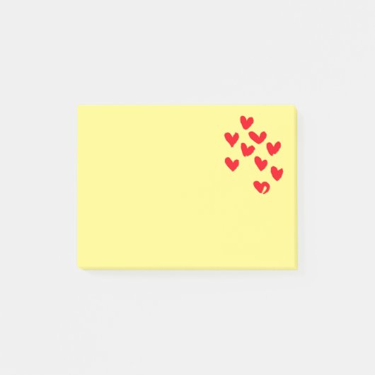 Love Heart Post It Notes (Voorkant)