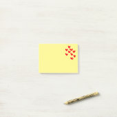 Love Heart Post It Notes (Op bureau)