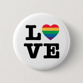 Love Heart Pride Button (Voorkant)