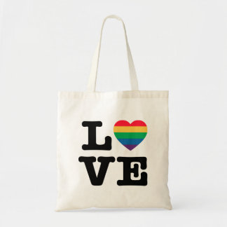 Love Heart Pride Canvas tas