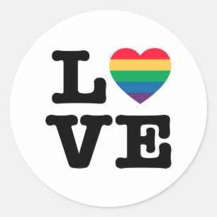 Love Heart Pride Sticker