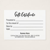 Love Heart Red Glitter Valentijnsdag Gift Kaart (Achterkant)