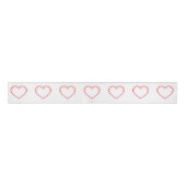 Love Heart Red Valentijns Grosgrain Ribbon Grosgrain Lint (Voorkant)