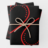 Love Heart Red Valentijnse Inpakpapier Vel (In situ)