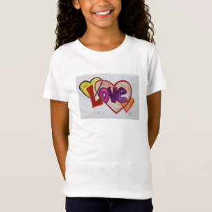 Love Heart Rings Glitter Inspirerend Art T-Shirt