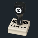 Love Heart Romantische Kus Liefde Destiny's Destin Rubberstempel<br><div class="desc">Destiny</div>