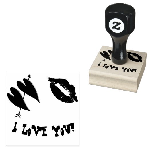 Love Heart Romantische Kus Liefde Destiny's Destin Rubberstempel (Gestempeld)