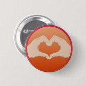 Love Heart Ronde Button 5,7 Cm (Voorkant /achterkant)
