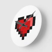 Love Heart Ronde Klok (Hoek)